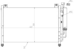 MTR Condensator, climatizare MTR 13054739 (13054739) - fixbox