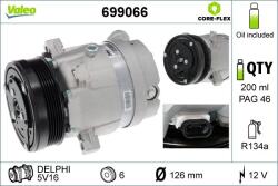 VALEO Compresor, climatizare VALEO 699066 (699066)