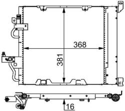 MAHLE Condensator, climatizare MAHLE AC 376 000S (AC 376 000S)