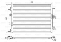 VALEO Condensator, climatizare VALEO 814161 (814161) - fixbox