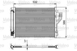 VALEO Condensator, climatizare VALEO 814494 (814494)