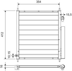 VALEO Condensator, climatizare VALEO 812719 (812719) - fixbox