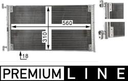 MAHLE Condensator, climatizare MAHLE AC 832 000P (AC 832 000P)