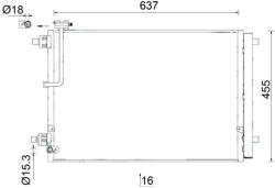 MAHLE Condensator, climatizare MAHLE AC 949 000S (AC 949 000S)