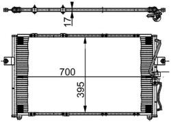 MAHLE Condensator, climatizare MAHLE AC 379 000S (AC 379 000S)