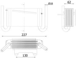 MAHLE Radiator ulei, ulei motor MAHLE CLC 312 000S (CLC 312 000S)