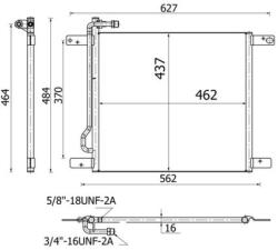 MAHLE Condensator, climatizare MAHLE AC 521 000S (AC 521 000S)