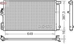 DENSO Condensator, climatizare DENSO DCN43017 (DCN43017) - fixbox