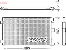 DENSO Condensator, climatizare DENSO DCN09147 (DCN09147) - fixbox