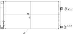 MTR Condensator, climatizare MTR 13054454 (13054454) - fixbox