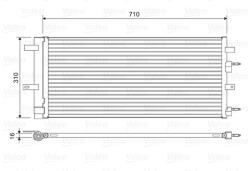 VALEO Condensator, climatizare VALEO 822618 (822618) - fixbox