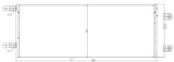 MTR Condensator, climatizare MTR 13054858 (13054858) - fixbox