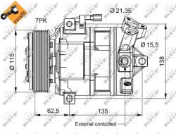 NRF Compresor, climatizare NRF 32692 (32692)