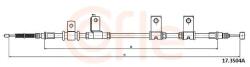 COFLE Cablu, frana de parcare COFLE 17.3504A (17.3504A) - fixbox