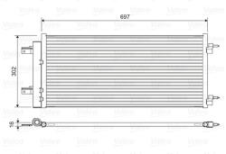VALEO Condensator, climatizare VALEO 822626 (822626) - fixbox