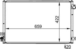 MAHLE Condensator, climatizare MAHLE AC 338 001S (AC 338 001S)