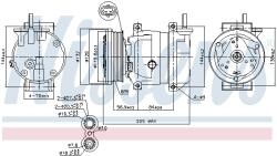 NISSENS Compresor, climatizare NISSENS 89492 (89492)
