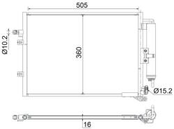 MAHLE Condensator, climatizare MAHLE AC 721 000S (AC 721 000S)