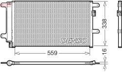 DENSO Condensator, climatizare DENSO DCN12007 (DCN12007) - fixbox