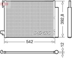 DENSO Condensator, climatizare DENSO DCN37004 (DCN37004) - fixbox