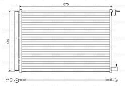 VALEO Condensator, climatizare VALEO 814468 (814468) - fixbox