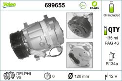 VALEO Compresor, climatizare VALEO 699655 (699655)