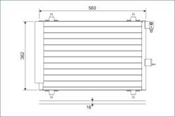 VALEO Condensator, climatizare VALEO 817508 (817508) - fixbox