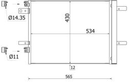 MAHLE Condensator, climatizare MAHLE AC 965 000S (AC 965 000S)