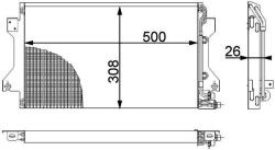 MAHLE Condensator, climatizare MAHLE AC 239 000P (AC 239 000P)
