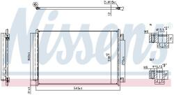 NISSENS Condensator, climatizare NISSENS 940969 (940969)
