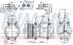NISSENS Compresor, climatizare NISSENS 890331 (890331)