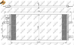 NRF Condensator, climatizare NRF 35316 (35316)