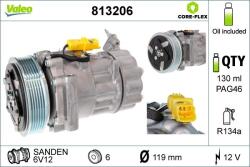 VALEO Compresor, climatizare VALEO 813206 (813206)