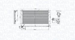Magneti Marelli Condensator, climatizare MAGNETI MARELLI 350203747000 (350203747000) - fixbox