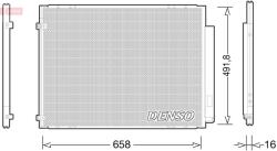 DENSO Condensator, climatizare DENSO DCN51010 (DCN51010)