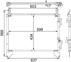 MAHLE Condensator, climatizare MAHLE AC 480 000S (AC 480 000S)