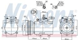 NISSENS Compresor, climatizare NISSENS 890130 (890130)