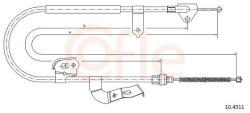 COFLE Cablu, frana de parcare COFLE 10.4511 (10.4511) - fixbox