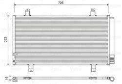 VALEO Condensator, climatizare VALEO 822580 (822580) - fixbox