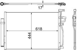 MAHLE Condensator, climatizare MAHLE AC 489 000S (AC 489 000S)