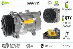 VALEO Compresor, climatizare VALEO 699772 (699772)