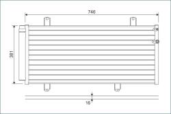 VALEO Condensator, climatizare VALEO 822584 (822584) - fixbox