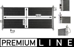 MAHLE Condensator, climatizare MAHLE AC 788 000P (AC 788 000P)