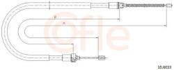 COFLE Cablu, frana de parcare COFLE 10.6033 (10.6033) - fixbox
