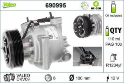 VALEO Compresor, climatizare VALEO 690995 (690995)