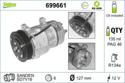 VALEO Compresor, climatizare VALEO 699661 (699661)
