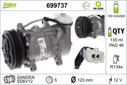 VALEO Compresor, climatizare VALEO 699737 (699737)