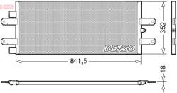 DENSO Condensator, climatizare DENSO DCN99053 (DCN99053) - fixbox