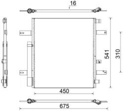 MAHLE Condensator, climatizare MAHLE AC 853 000S (AC 853 000S)