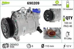 VALEO Compresor, climatizare VALEO 690209 (690209)